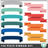 Ribbon Banner and Label Clip Art