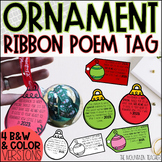 Ribbon Height Ornament Poem and Gift Tag for Parents or Gr
