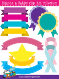 Ribbons and Badges Clip Art Collection