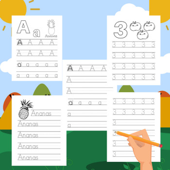 Ricalcare Lettere e Numeri per Bambini pdf by Super Robert70