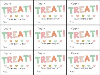 Preview of Rice Krispies Treats- Testing Motivation/ Encouragement Gift Tag