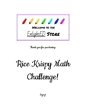 Rice Krispy Treat Math Challenge