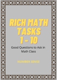 Rich Math Tasks 1-10 - Number Sense