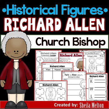 Preview of Richard Allen Biography Information, Writing Activities, Individualism