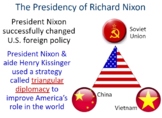 Richard Nixon Lesson Plan: Notes, Slotted Notes, and Activities