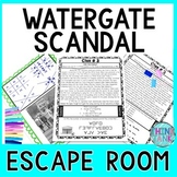 Richard Nixon Watergate Scandal ESCAPE ROOM Activity - Rea