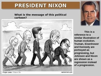 nixon visits china political cartoon