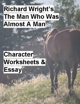 Preview of Richard Wright "The Man Who Was Almost a Man" Character & Theme Notes and Essay