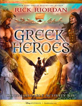 Preview of Percy Jackson’s GREEK HEROES: ACTIVITY KIT, Games, puzzles, quizzes etc