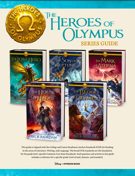 Preview of Percy Jackson’s THE HEROES OF OLYMPUS:SERIES GUIDE, Games, comp,puzzles, quizzes