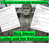 Rick Steves PBS Luther and the Reformation Video Questions