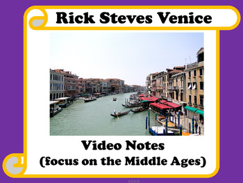 Preview of Rick Steves Venice Video Notes