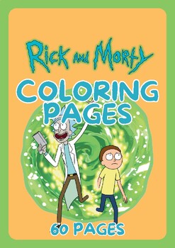 Preview of Rick and Morty Coloring pages for Kids: 60Fun Designs