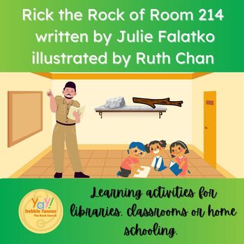 Preview of Rick the Rock of Room 214 by Julie Falatko library or classroom activity pack