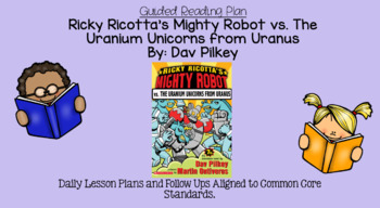 Preview of Ricky Ricotta's Mighty Robot vs. The Uranium Unicorns from Uranus (Level L)