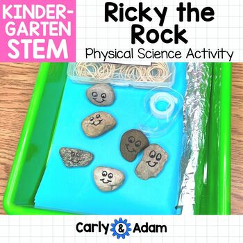 Preview of Ricky the Rock Kindergarten Science Force and Motion Kindergarten STEM Activity