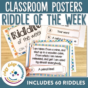 Preview of Riddle of the Week Classroom Posters