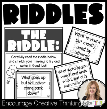 Preview of Riddles for the Classroom