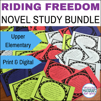 Preview of Riding Freedom Book Clubs Literature Circles BUNDLE