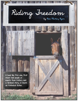 Preview of Riding Freedom — Hyperlinked PDF project to accompany novel