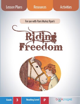 Preview of Riding Freedom Lesson Plan  (Book Club Format - Character Traits) (CCSS)