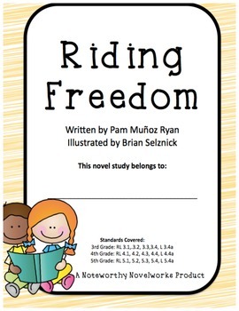 Preview of Riding Freedom Novel Study