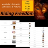 Riding Freedom Vocabulary Cards Chapters 1-10