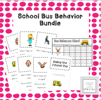 Preview of School Bus Behavior Bundle