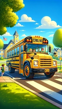 Preview of Riding to Learn: School Bus Poster
