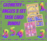 Right Acute Obtuse Angles Geometry Task Cards With QR Code