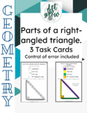 Right-Angled Triangles - Work Cards - COE included