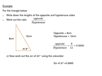 Preview of Right Angled Trigonometry power points