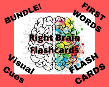 Preview of Right Brain Flashcards Hundred Words BUNDLE! (First 800 words and counting!)