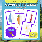 Right-Handed Complete the Object Coloring Page Printables 