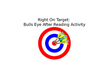 Preview of Right On Target: After Reading Activity Instructions PowerPoint