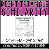 Right Triangle Similarity Poster