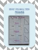 Right Triangle Trig Foldable