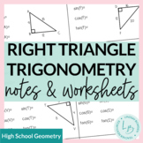 Right Triangle Trigonometry Guided Notes and Worksheets