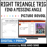 Right Triangle Trig - Missing Angle Measure Self-Checking 