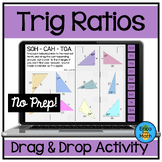 Right Triangle Trig Ratios Digital Drag & Drop Activity (F