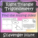 Right Triangle Trigonometry Review {SOHCAHTOA Activity} {S