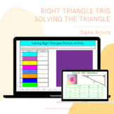 Right Triangle Trig Solving the Triangle Digital Activity