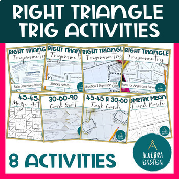 Preview of Right Triangles and Trigonometry Activities