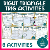 Right Triangles and Trigonometry Activities