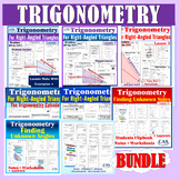 Right Triangle Trigonometry Bundle 2-Finding Unknown Sides