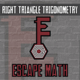 Right Triangle Trigonometry Escape Room Activity - Printab