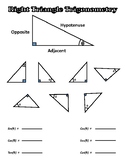 Right Triangle Trigonometry Introduction Notes
