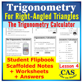 Preview of Right Triangle Trigonometry Lesson 4| Scientific Calculator for Trigonometry