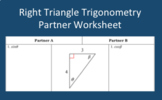 Right Triangle Trigonometry Partner Worksheet
