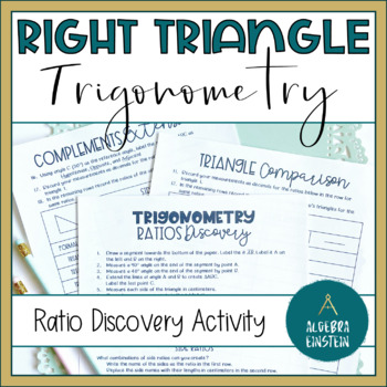 Preview of Right Triangle Trigonometry Ratio Discovery Activity